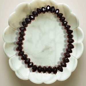 Faceted Tourmaline Rondelle Bracelet 8mm Gemstone Bracelet Handmade